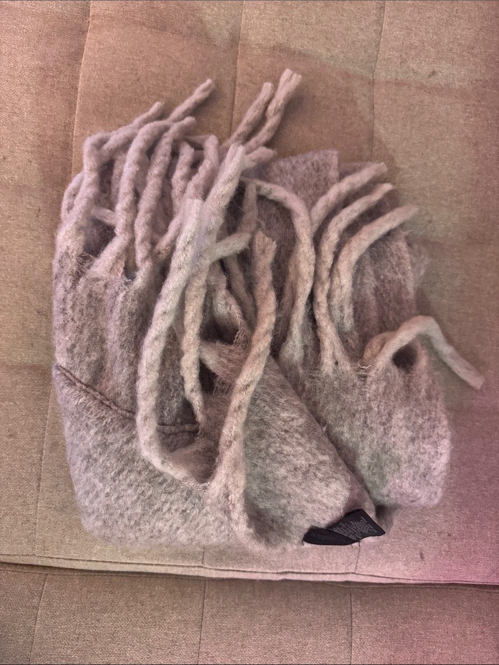 Steve Madden Oversized Chunky Scarf with Pockets